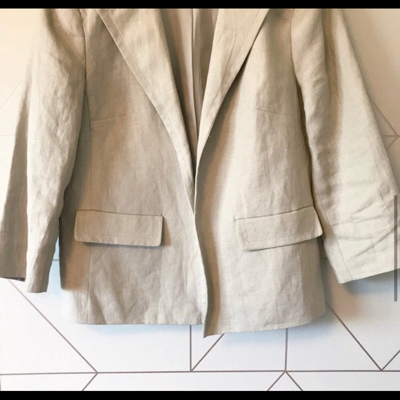 Talbots 100% Linen Blazer - Picture 4 of 5
